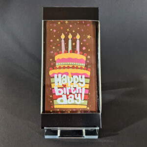 Chocolade kaart (happy birthday taart)